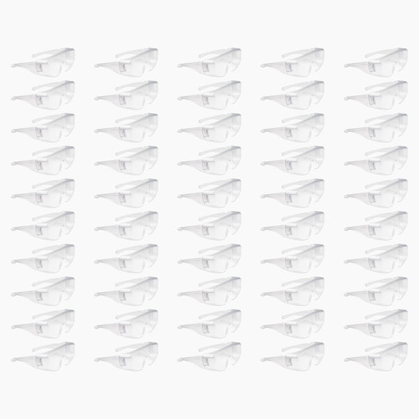 100 x Schutzbrille / Überbrille für Brillenträger geeignet - Arbeitsschutzbrille EN 166 Made in Germany | kratzfest