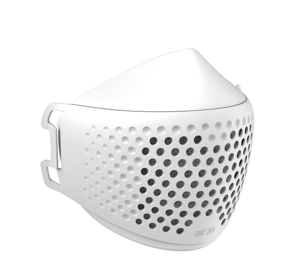 Medizinische Gesichtsmaske air20 PRO white/white (Anti-Brillenbeschlag)