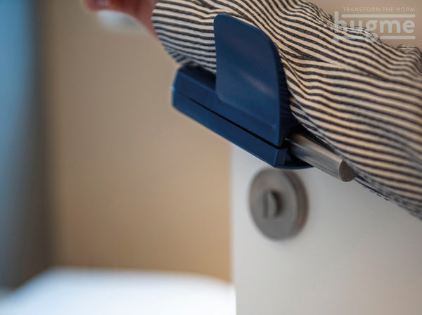 Hygiene Türöffner hugme (violettblau) - Set bestehend aus Innen- & Außengriff