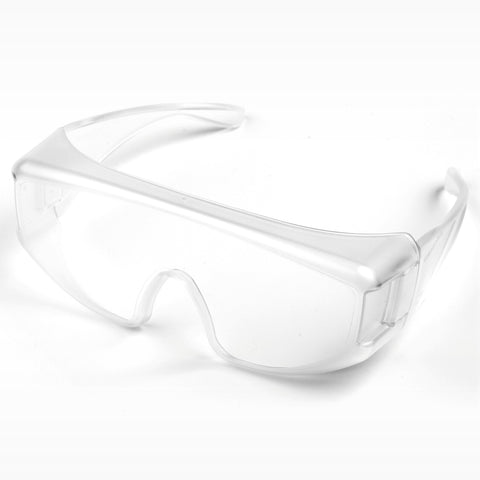 Schutzbrille / Überbrille für Brillenträger geeignet - Arbeitsschutzbrille EN 166 Made in Germany